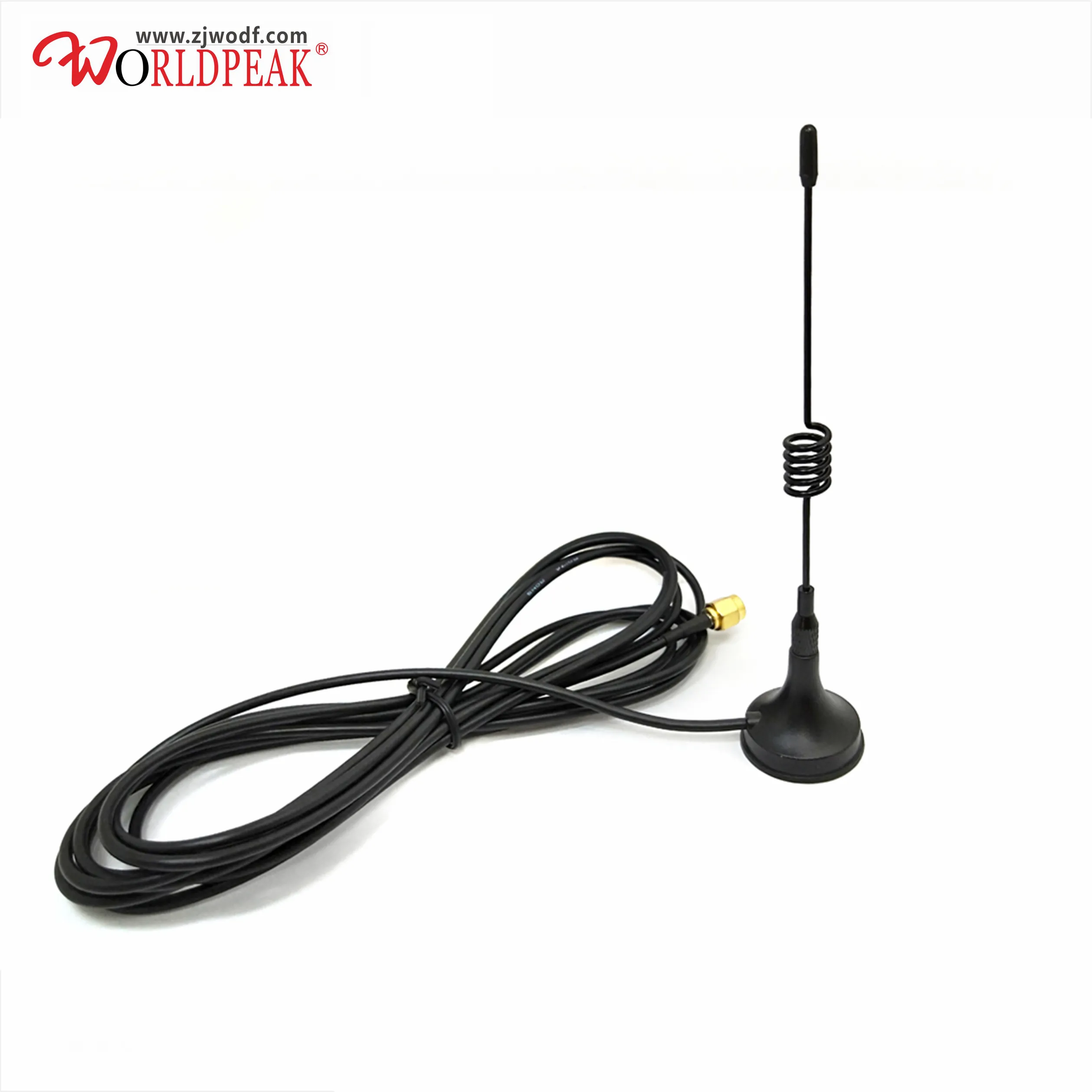 SMA Sucker-Antena magnética de doble banda, 2,4G, 5,8G, 4,33 Mhz, Wifi, para interiores, con 3 metros de Cable RG174