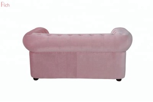 Soggiorno rotolo braccio pulsante trapuntato <span class=keywords><strong>in</strong></span> tessuto divano <span class=keywords><strong>di</strong></span> velluto <span class=keywords><strong>rosa</strong></span> chesterfield divano divano <span class=keywords><strong>mobili</strong></span> - Product Image 4