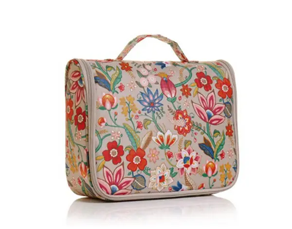 Trousse de toilette suspendue à fleurs pour filles, Kit de voyage, trousse de maquillage cosmétique, nouvelle collection