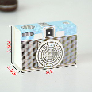 Registratore di memoria della macchina fotografica a forma di pacchetto di carta di caramella di cerimonia nuziale <span class=keywords><strong>scatola</strong></span> di favore - Product Image 4