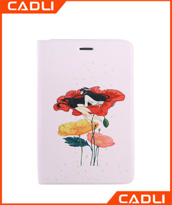Forro estuche de tipo agenda de tpu pu resistente sucio Chica Del Flor para iphone 7 7plus celulares - Product Image 1