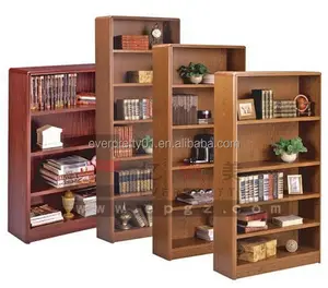 Factory Customized Library Furniture Wooden Bookcase for Library