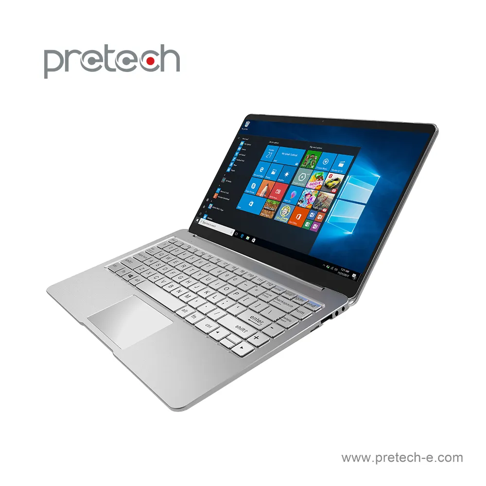 Ultra ince dizüstü 14.1 inç tam Metal Netbook Apollo celeron N3350 ultrabook 1920*1080 IPS sihirli ekran cam