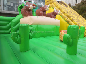 Gorila inflable para bebés, tobogán grande inflable, <span class=keywords><strong>parque</strong></span> de atracciones con toros inflables - Product Image 3