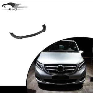 Carbon Fiber Front Bumper LipためMercedes Benz VクラスV250 Vito Standard 2016-2018