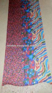 Chales suaves y cómodos para mujer, chales estampados con patrón de diseño personalizado, de lujo, estilo informal, estolas, color azul cielo - Product Image 4