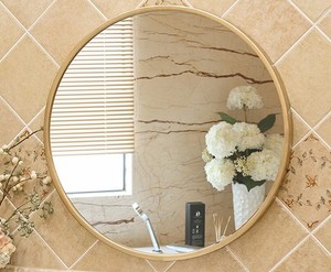 Hiện Đại Hợp kim nhôm tròn tường gương thân thiện với môi trang trí cho phòng khách & không gian văn phòng Vanity gương - Product Image 5