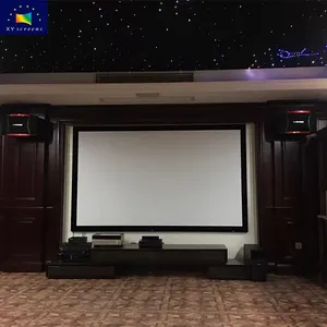 XY Screen Sound Max 4K 3D silver fixed frame projector screen for home theater system with NO MOQ