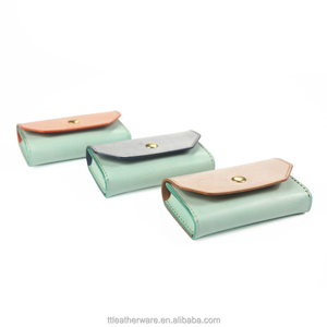 Flip Style Genuine Leather Business Name Card Wallet Hold 30 Cards - Product Image 6