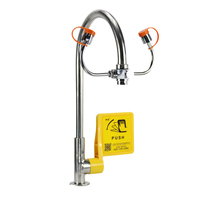 304 acier inoxydable bureau Double salive robinet laboratoire extractible douche d'urgence douche oculaire Station