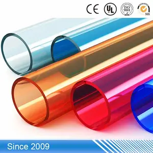 20mm coloré PVC dur tuyaux rigide transparent pvc tuyau