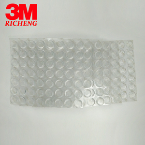 Tapis <span class=keywords><strong>de</strong></span> <span class=keywords><strong>protection</strong></span> en caoutchouc transparent, 3M SJ5312, entretoise cylindrique à dessus plat - Product Image 4