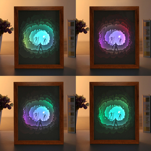 Papercut กล่องไฟ3D กล่องเงาไฟ <span class=keywords><strong>Led</strong></span> โคมไฟกลางคืนตกแต่งอารมณ์แสงสำหรับเด็กและผู้ใหญ่ - Product Image 6