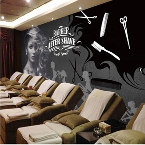 <span class=keywords><strong>Papier</strong></span> <span class=keywords><strong>peint</strong></span> mural <span class=keywords><strong>pour</strong></span> porte, toile de fond de coiffure européenne, <span class=keywords><strong>papier</strong></span> <span class=keywords><strong>peint</strong></span> personnalisé <span class=keywords><strong>pour</strong></span> hall d'entrée, effet <span class=keywords><strong>miroir</strong></span> en verre - Product Image 5