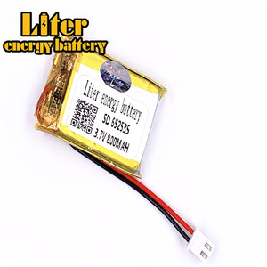 Plug 2.5-2 P 3.7 V 652535 800 mah rechargeable Lithium ion polymer battery - Product Image 3