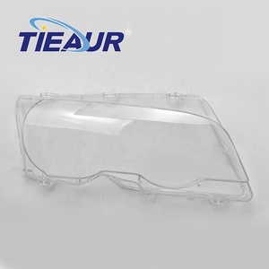 Système d'éclairage automatique TIEAUR Couvercle de lentille de <span class=keywords><strong>phare</strong></span> de <span class=keywords><strong>phare</strong></span> de style ancien en verre plastique transparent pour E46 1998-2001 ans - Product Image 2