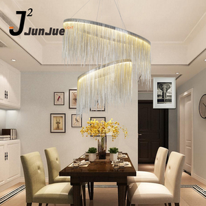 Dövme demir lineer avize modern LED kolye ışık - Product Image 4