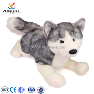 Chó Husky Nhồi Bông Sang Trọng Chó Con Búp Bê Đồ Chơi Động Vật Đồ Chơi Nhồi Bông Tùy Chỉnh Chó Con Husky Siberian Để Bán - Product Image 6