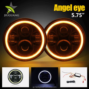 Super Bright Impermeabile IP68 <span class=keywords><strong>Angelo</strong></span> Occhi Halo Luce Auto 5.75 pollici Rotonda Ha Condotto il Faro 12 V 24 V - Product Image 2