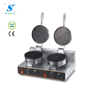 Nouvelle machine à gaufres croustillantes à tête unique électrique commerciale 220V pour hôtels et restaurants - Product Image 2