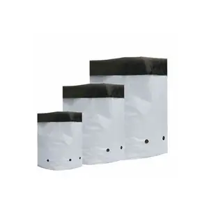Bac de culture rond en <span class=keywords><strong>plastique</strong></span>, sacs de plantation verticaux, blancs parfaits pour le jardinage, offre spéciale - Product Image 1