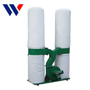 China MF9030 Lage Prijs Elektrische Dubbele Industriële Doek Zak Hout Dust Collector Voor Houtbewerking Machine