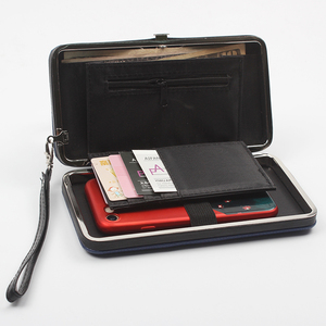 Pochette de téléphone <span class=keywords><strong>portefeuille</strong></span> en cuir pour femmes, <span class=keywords><strong>portefeuille</strong></span> avec nœud, longue Section, étui pour dames - Product Image 4