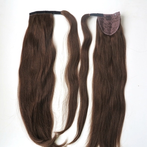 Real beauty — <span class=keywords><strong>queue</strong></span> <span class=keywords><strong>de</strong></span> <span class=keywords><strong>cheval</strong></span> brésilienne 100% naturelle Remy, <span class=keywords><strong>Extension</strong></span> <span class=keywords><strong>de</strong></span> <span class=keywords><strong>cheveux</strong></span> humains lisses, noir, brun - Product Image 3