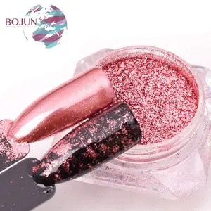 Good Luster Red Mirror Polish Shimmer color pigment Powder Glittered product art designs Glitter acrylic nail powder