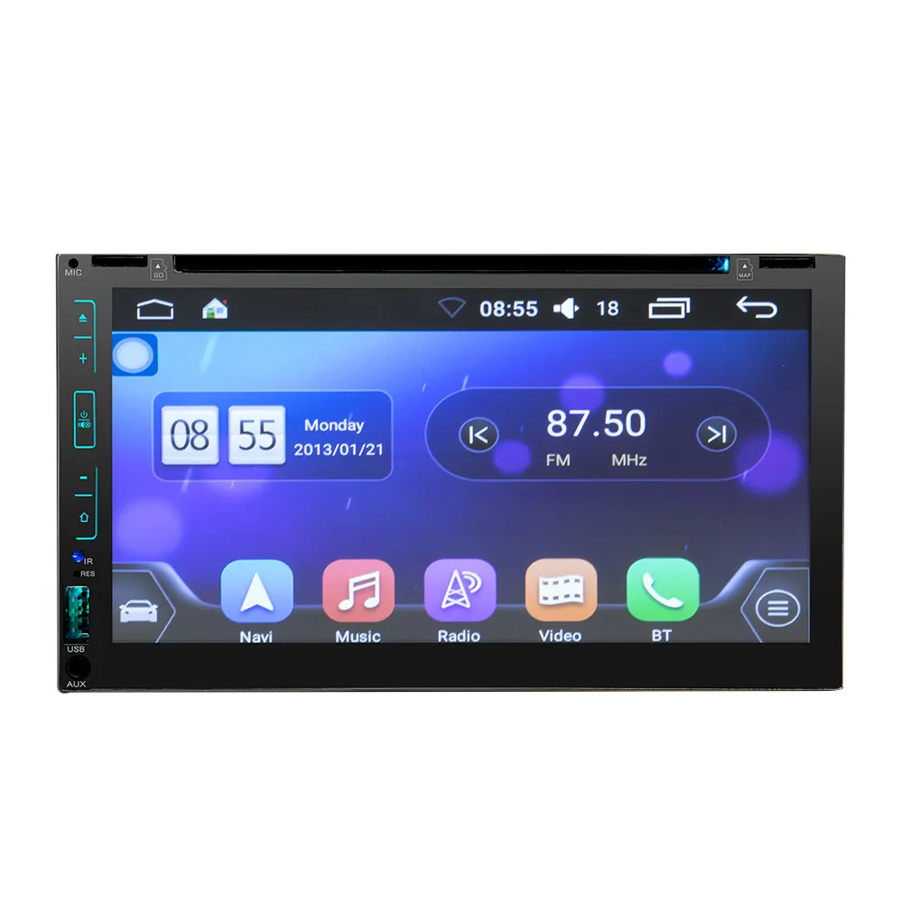 Wholesale 6.95-inch Android 2 Din Car DVD Video Player Auto Radio Stereo Car DVD Navigation Player 6601
