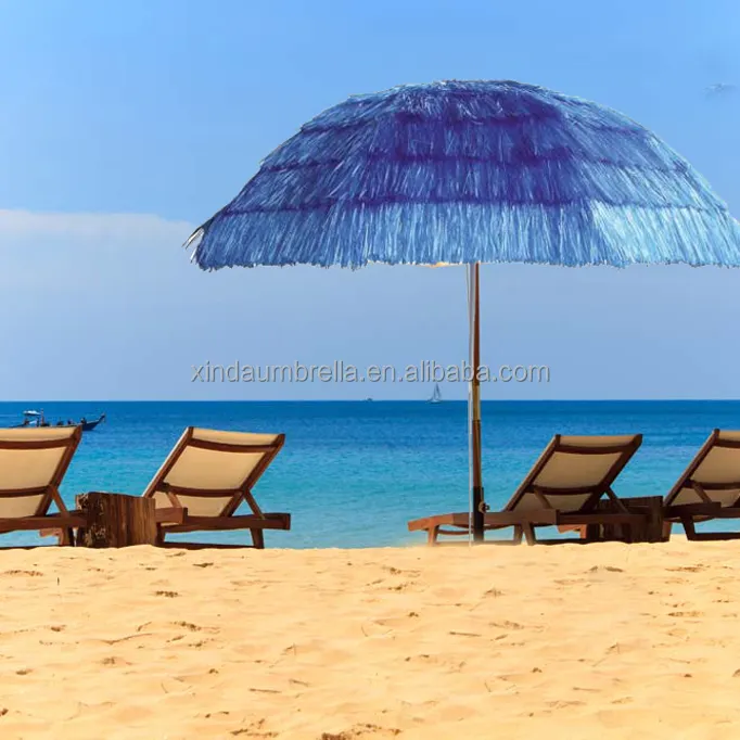 최신 우산 하와이 티키 훌라 잔디 짚 Thatch 비치 우산