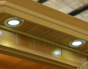 Sauna à infrarouges, <span class=keywords><strong>grand</strong></span> cabine de sauna rouge à angle de <span class=keywords><strong>cèdre</strong></span> rouge - Product Image 3