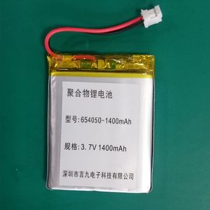 654050 <span class=keywords><strong>3</strong></span>,7 V 1400 mAh li-ion - Product Image 1