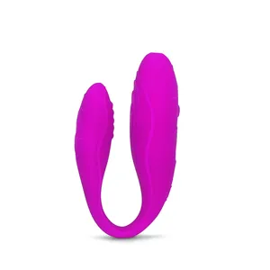 Wholesale OEM Factory Strong Mode Frequency Massager Mini clitoral Tongue Double Head Vibrator
