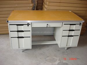 <span class=keywords><strong>Pas</strong></span> <span class=keywords><strong>cher</strong></span> métal <span class=keywords><strong>ordinateur</strong></span> <span class=keywords><strong>imprimante</strong></span> de bureau étude bureau table avec multi-tiroirs - Product Image 4