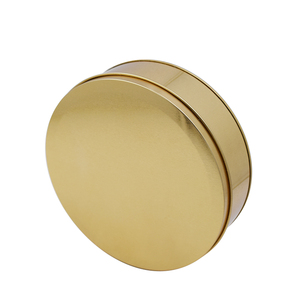 Gold Food Grade Cookies <strong>Cake</strong> <strong>Tin</strong> Can 6.5 X 2in - Product Image 4