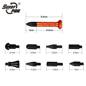 Outils de réparation de bosses Super Auto PDR : Stylo de débosselage en aluminium avec 9 têtes - Product Image 6