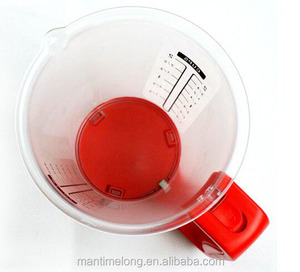 2 en 1 multi función taza de medición de conjuntos de medición de vidrio taza de bebida taza de cristal - Product Image 5