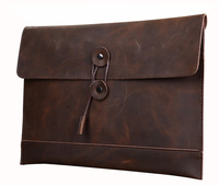 Crazy Horse En Cuir Embrayage Mallette Ordinateur Portable Sac Enveloppe Dossier pour MacBook Air ou ipad