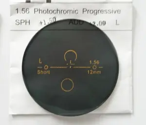 Transisi xtactive photochromic photogray lensa bebas bentuk lensa optik