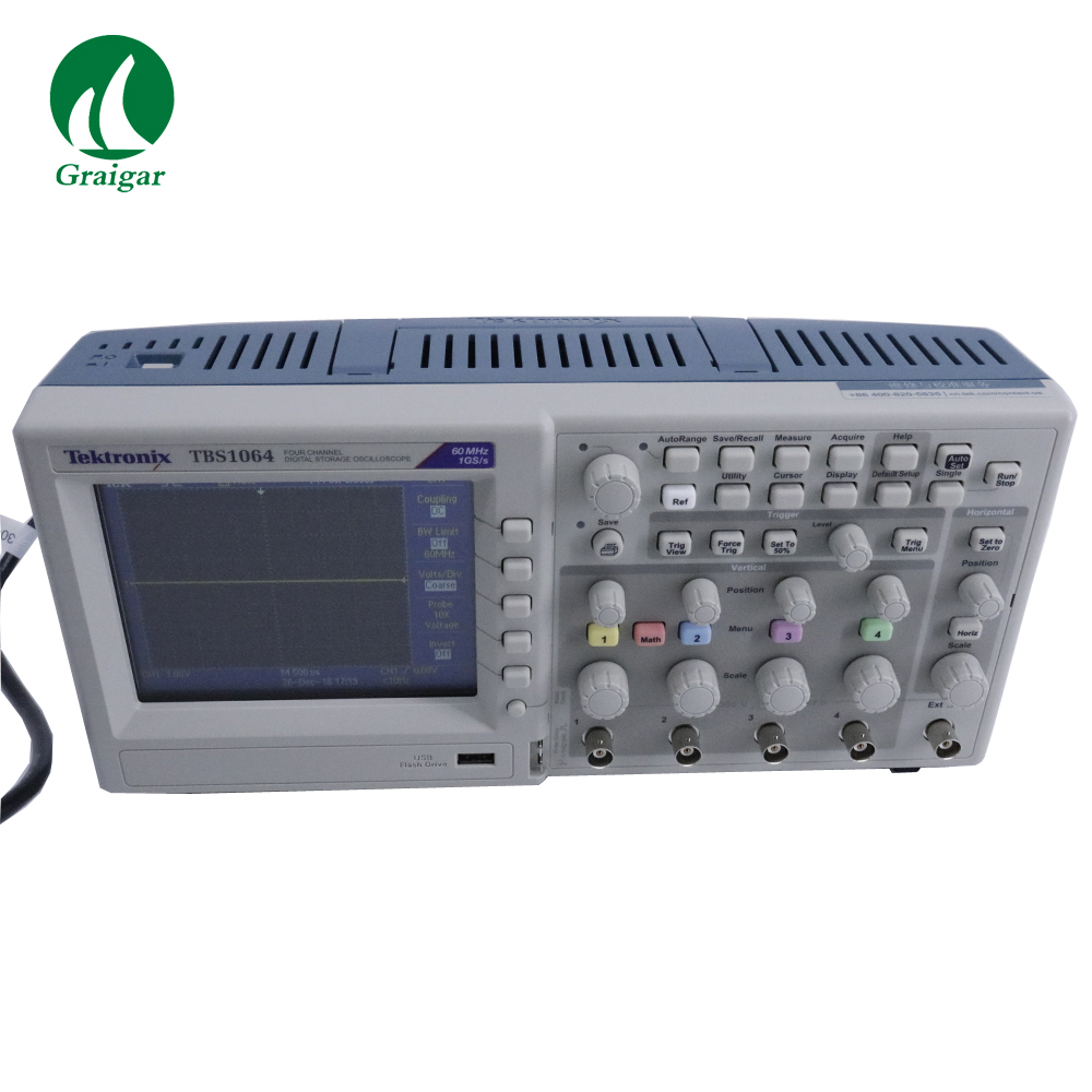 New Tektronix TBS1064 Digital Storage Oscilloscope 60 MHz 4
