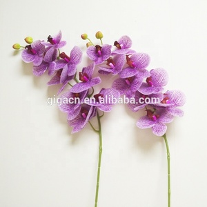 GIGA 105cm Latest High Quality Artificial Latex Plastic Real Touch <strong>Orchid</strong> Flowers Oncidium <strong>Orchid</strong> Artificial