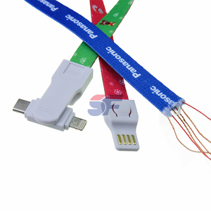 Shinyfans SF-6666 màu đỏ chuyển Đồng bằng polyester USB dây buộc với logo tùy chỉnh sử dụng Quảng Cáo & tùy chọn độ dày - Product Image 6