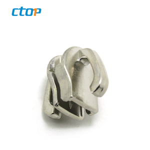 Tùy chỉnh đơn giản đôi bên chất lượng tốt nhất cổ điển dây kéo đầu tùy chỉnh kim loại dây kéo thanh trượt tùy chỉnh kim loại dây kéo thanh trượt - Product Image 6