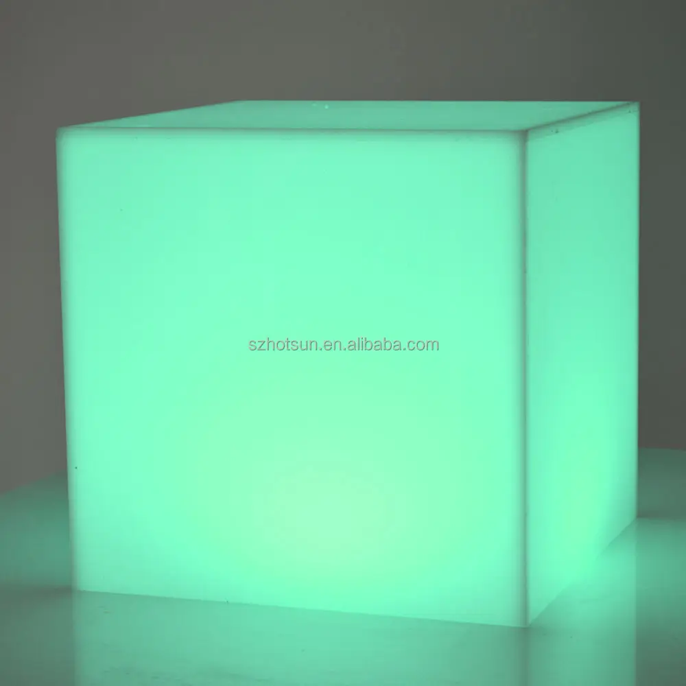 โคมไฟขึ้น Cube ที่กำหนดเองนำกล่องไฟคริลิค