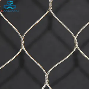 Wire Mesh Stainless Copper Stainless Steel Wire Rope Mesh For Cable Mesh Zoo Fence