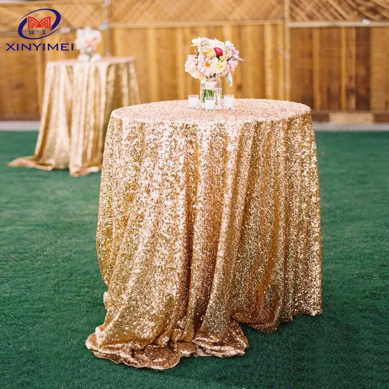 High quality 90 round tablecloths for party