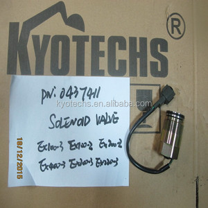 Pompa hidrolik katup <span class=keywords><strong>Solenoid</strong></span> untuk EX100-<span class=keywords><strong>2</strong></span> EX100-3 EX200-<span class=keywords><strong>2</strong></span> EX200-3 ekskavator 0437411 12V 24V - Product Image 2