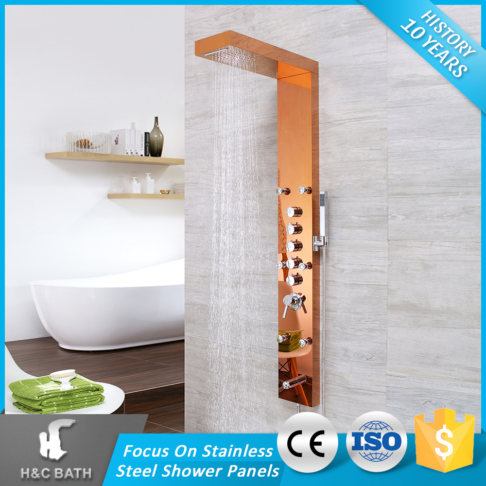 OEM Produit Unique 304 Colonne En Acier Inoxydable Colonne De Douche
