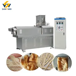 Automatic tissue soya protein processing line/textured soybean protein machine/ soybean protain maker